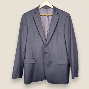 Brooks Brothers 1818 Regent Suit Jacket Men 42L Gray Estrato 1840 Wool Blazer